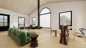 Sala de estar en el lobby