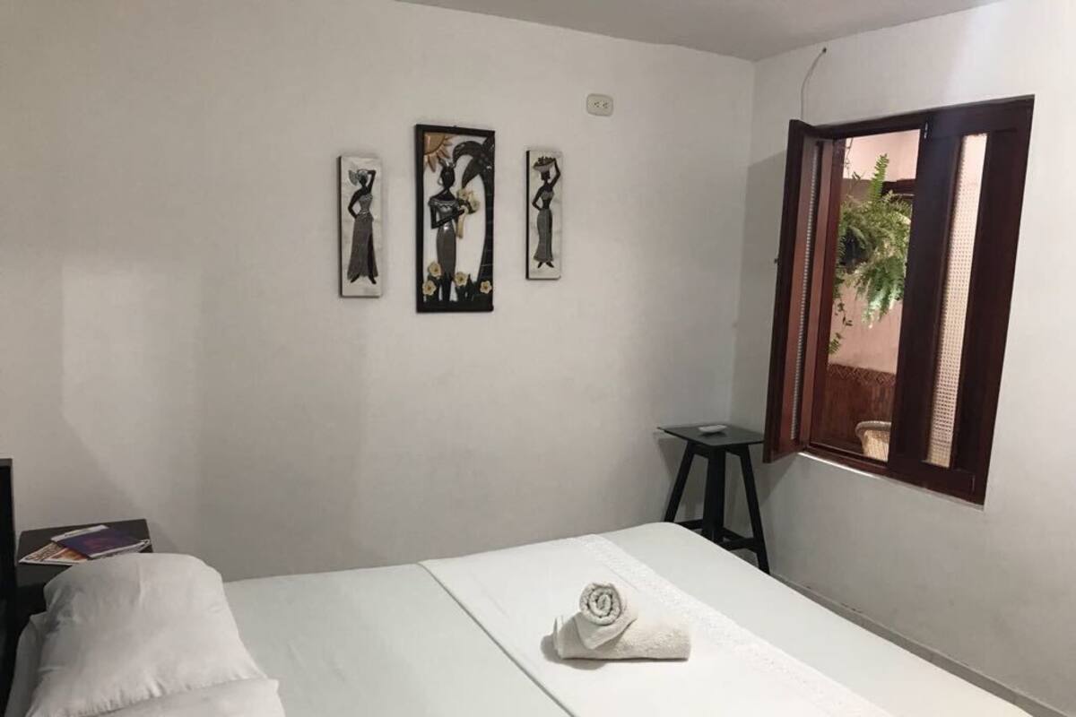 Blackout curtains, iron/ironing board, free WiFi, bed sheets