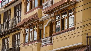 Fassade der Unterkunft