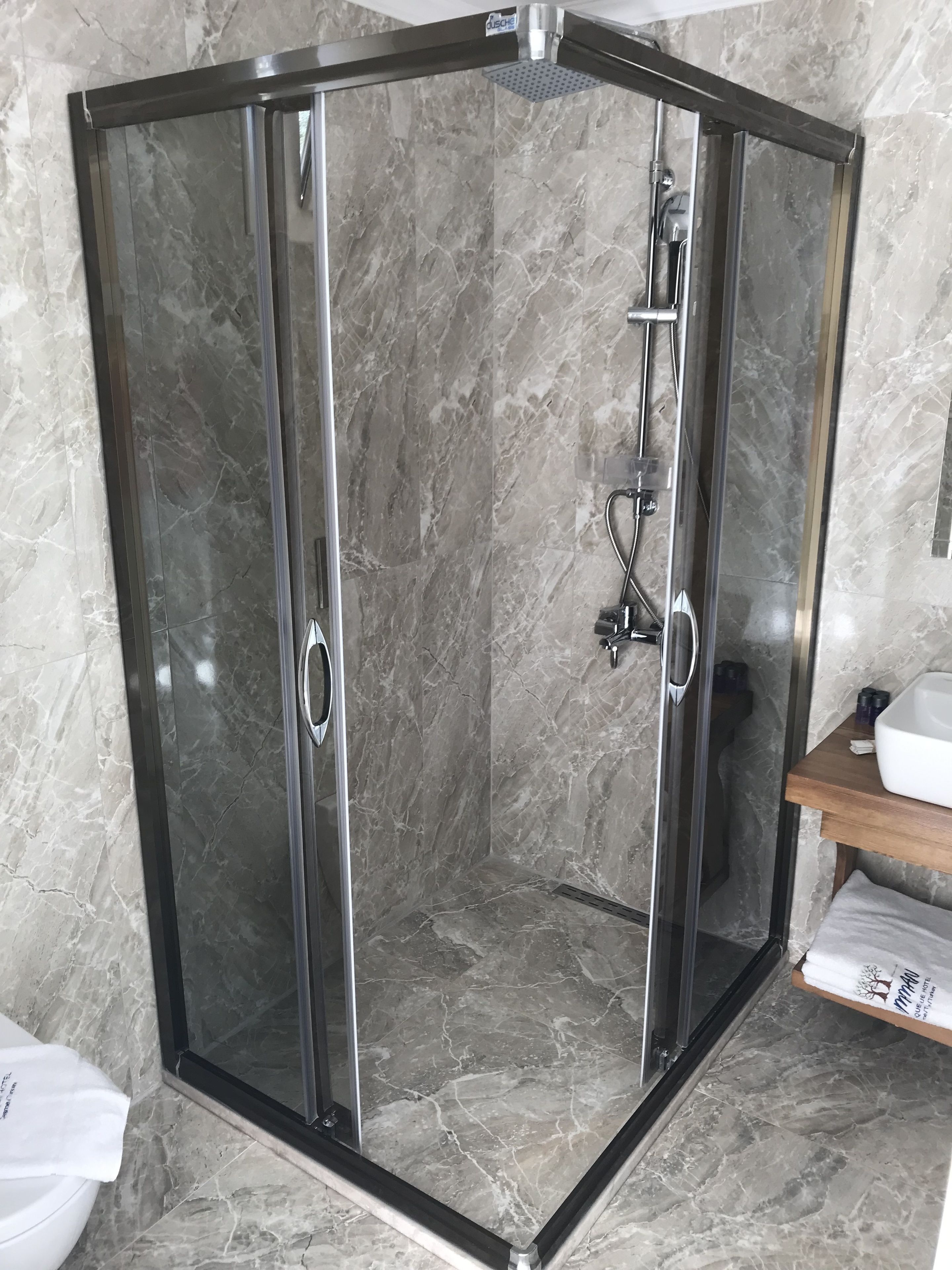 deluxe loft, multiple beds, pool view | bathroom | shower, rainfall showerhead, free toiletries, hair dryer