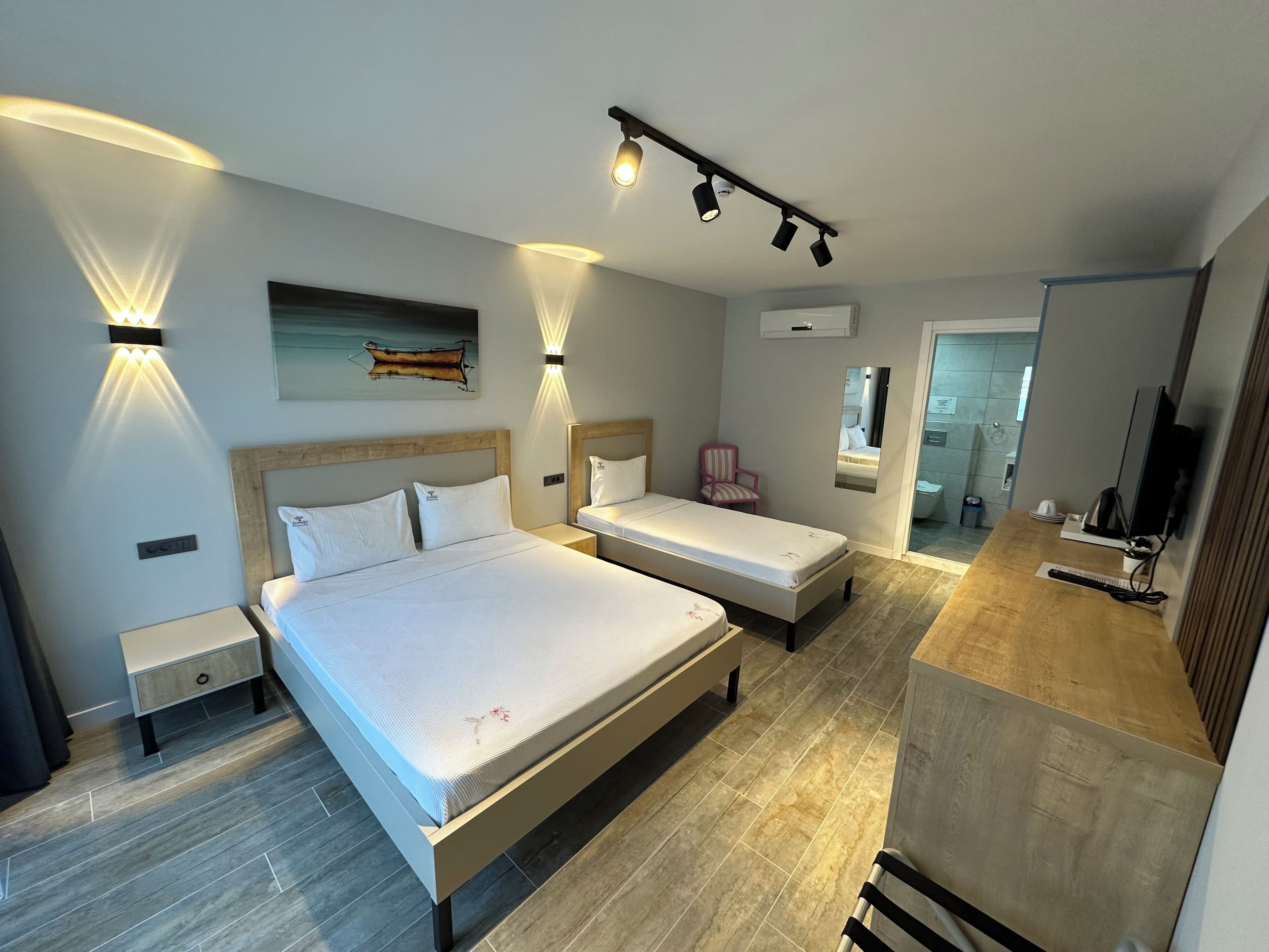 Minibar, in-room safe, desk, blackout curtains
