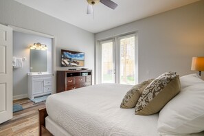 3 habitaciones, tabla de planchar con plancha, cuna de viaje y wifi 