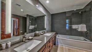 Regadera y secadora de cabello 