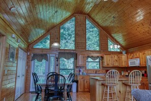 Dining - Moosetrax Cabin (Cosby)
