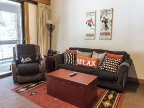 TV, fireplace, DVD player, stereo - Charming Studio  Condo (Truckee)