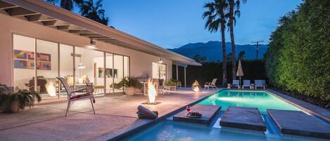 Una piscina climatizada