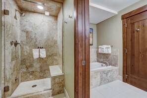 Shower, towels