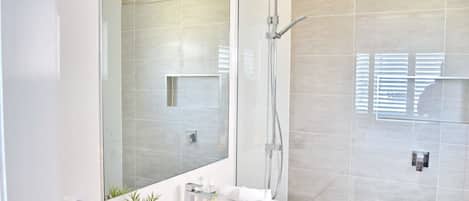 Shower, toilet paper