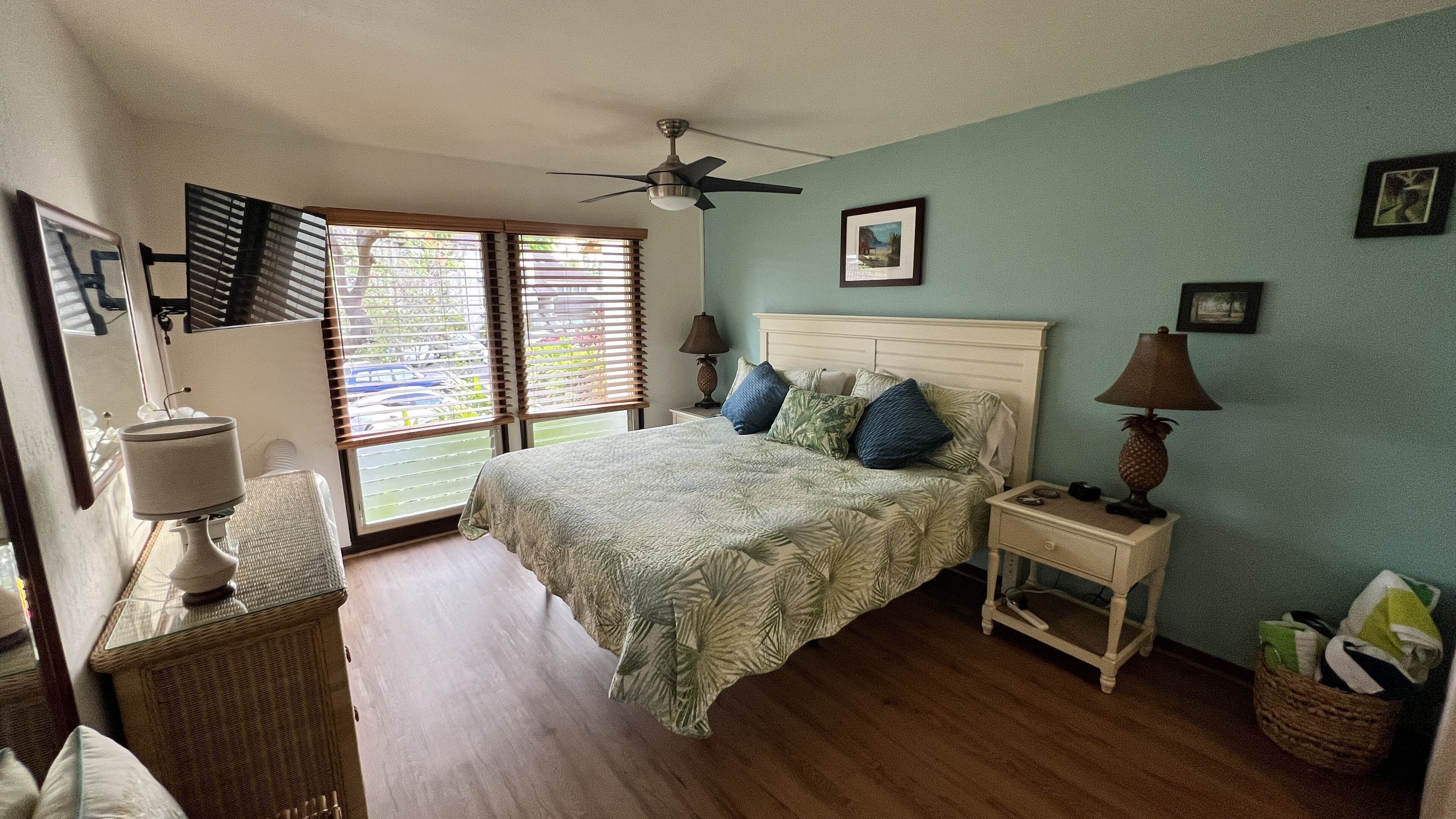 1 bedroom, iron/ironing board, travel crib, free WiFi