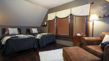 1 chambre, literie hypoallergénique, surmatelas