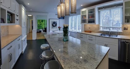 Historic Pittsford location. Private guest suite