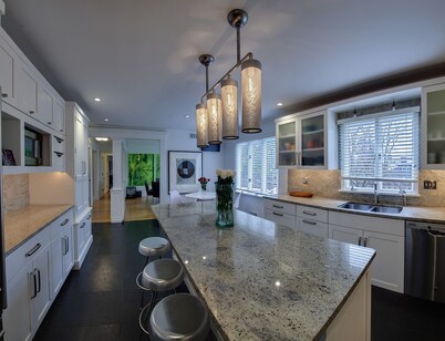 Historic Pittsford location.  Private guest suite