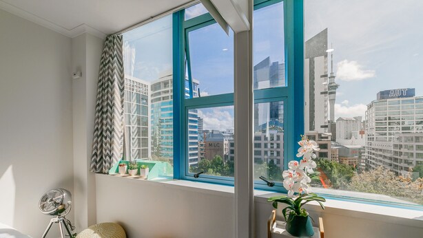 Studio, 1 Double Bed | View from room - Modern & Charming Studio (403 Sun) (Auckland)