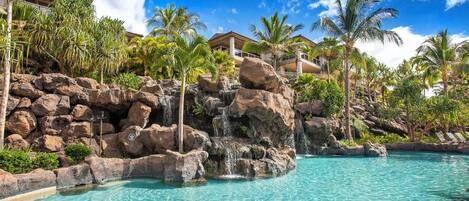 Una piscina climatizada
