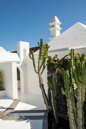 Property grounds - Luxurious Villa with Pool, Panoramic Views, Terrace, Garden, Air Conditioning and Wi-Fi (Tias, Las Palmas)