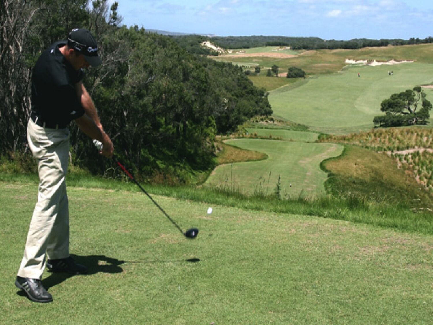 The 1st at St Andrews Beach Golf Course.