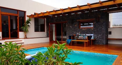 Stunning Villa Sant Luis with Heated Pool, Close to Playa de Ugán in