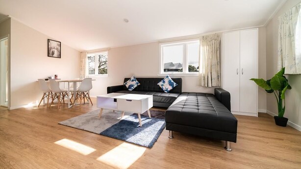Family House, 3 Bedrooms | Living area | Flat-screen TV - Takapuna Central Spacious & New Home 3 (Auckland)