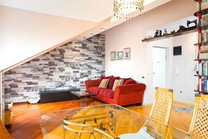 Deluxe Apartment, Sea View | Living room | LCD TV, Netflix - L U X E Bacvice Collection (Split)