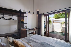 奢华别墅 | 迷你吧、客房内保险箱、办公桌、笔记本电脑工作区