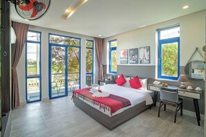 Luxury-Studio, 2 Schlafzimmer, Gartenblick | Hochwertige Bettwaren, Minibar, Zimmersafe, Schreibtisch