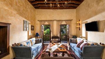 Exclusive Villa, 4 Bedrooms | Living area | Smart TV, video game console, DVD player, MP3 dock