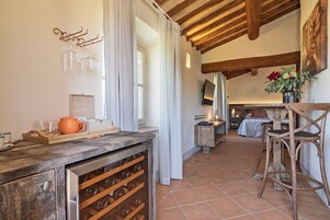 Double Room, Garden View | Frette Italian sheets, premium bedding, Select Comfort beds, minibar