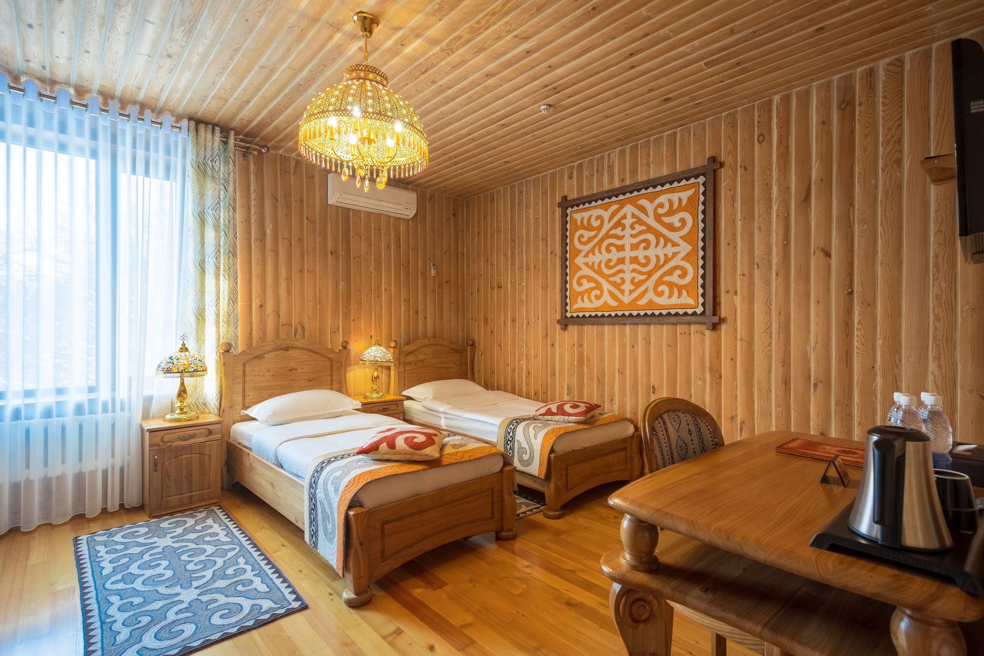 large twin room | 1 bedroom, minibar, in-room safe, individually decorated