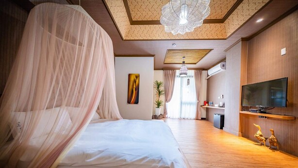 Design-Doppelzimmer, Nichtraucher | Daunenbettdecken, Verdunkelungsvorhänge, Zustellbetten, kostenloses WLAN