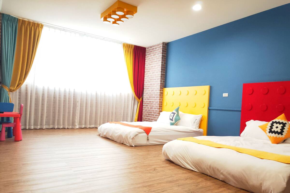 Comfort Quadruple Room, 2 Double Beds | Children's theme room