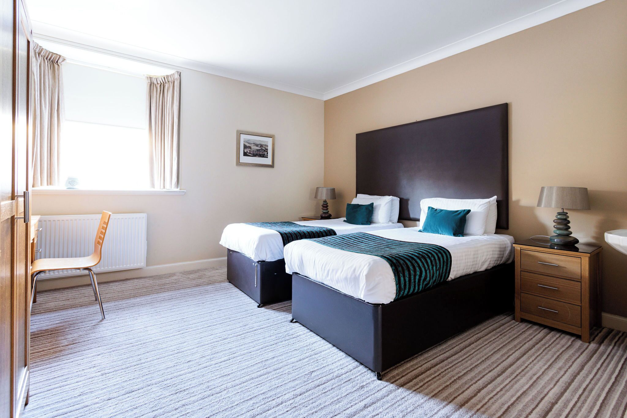 Blackout curtains, iron/ironing board, cots/infant beds, bed sheets