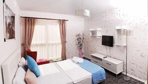 1 bedroom, desk, soundproofing, free WiFi