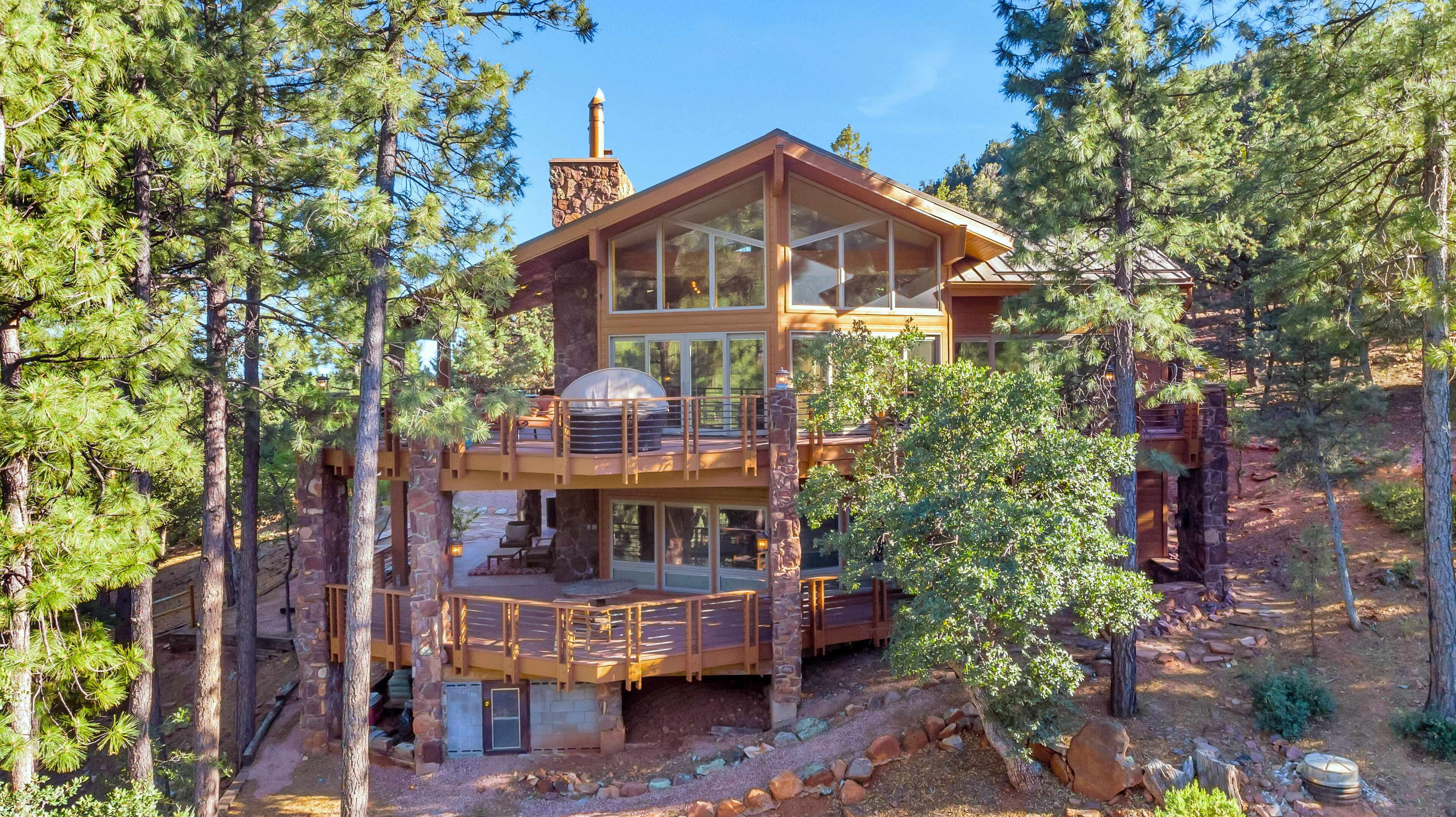Luxury Mountain Retreat, Pine, AZ: Top Amenities, Backs Forest, Stunning Views