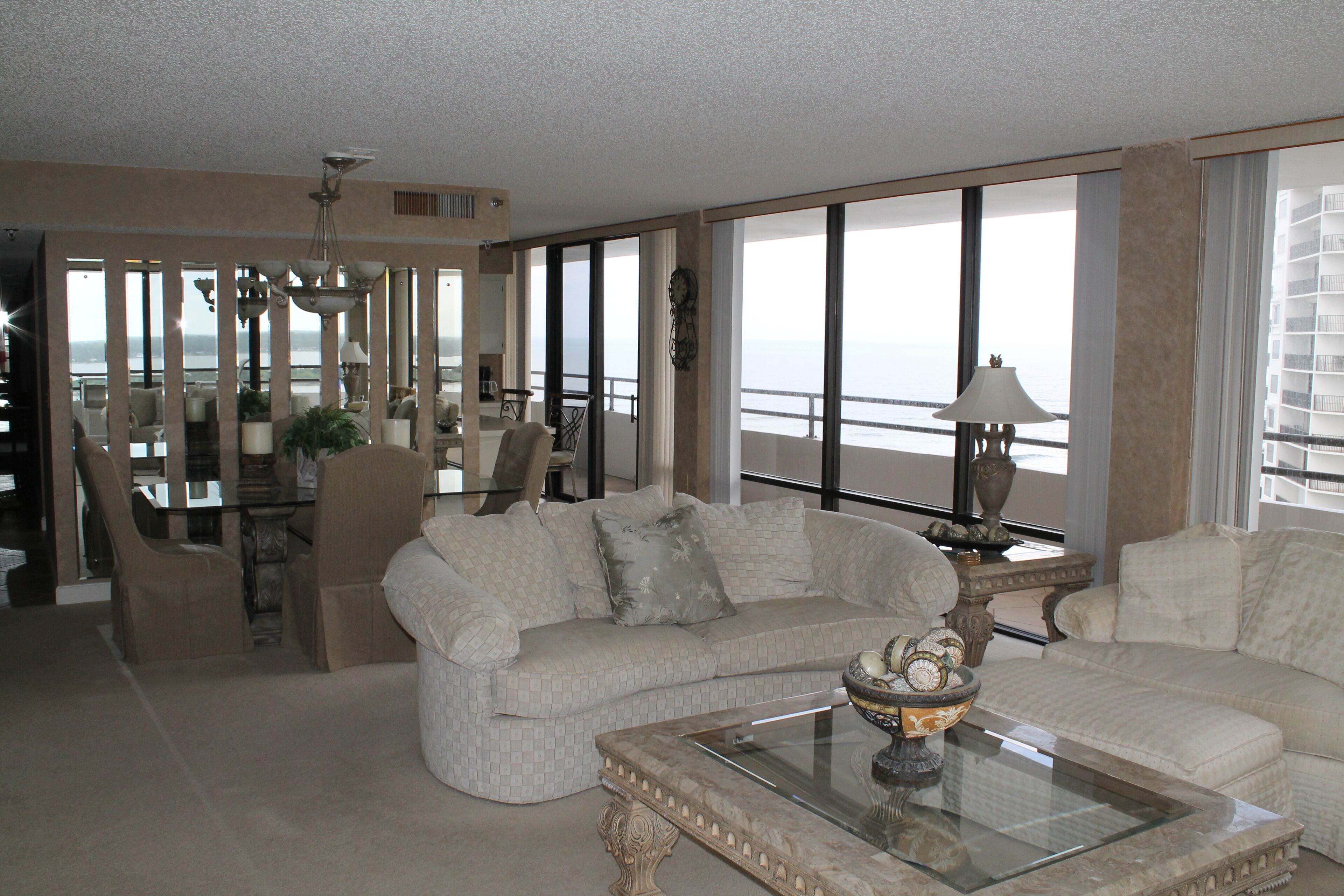  Floor to Ceiling Glass Top Floor Condo w/Ocean & Intercoastal Views! 