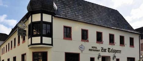 Majoituspaikan julkisivu