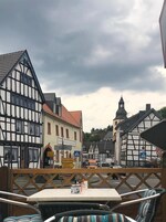 Blick von der Unterkunft