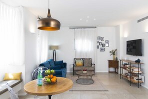 Condo executivo, várias camas, vista para a cidade | Roupas de cama premium, individualmente decorados