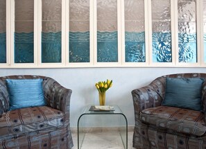 Sitteområde i lobbyen