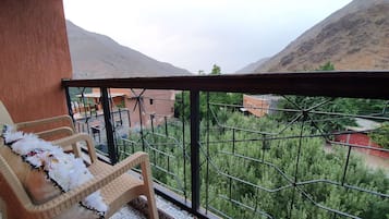 Blick vom Balkon