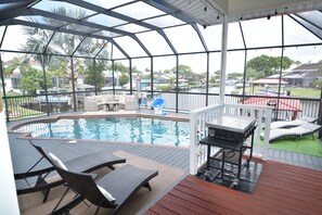 屋外プール、温水プール