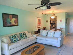 TV, DVD-spiller, bøker og filmbibliotek