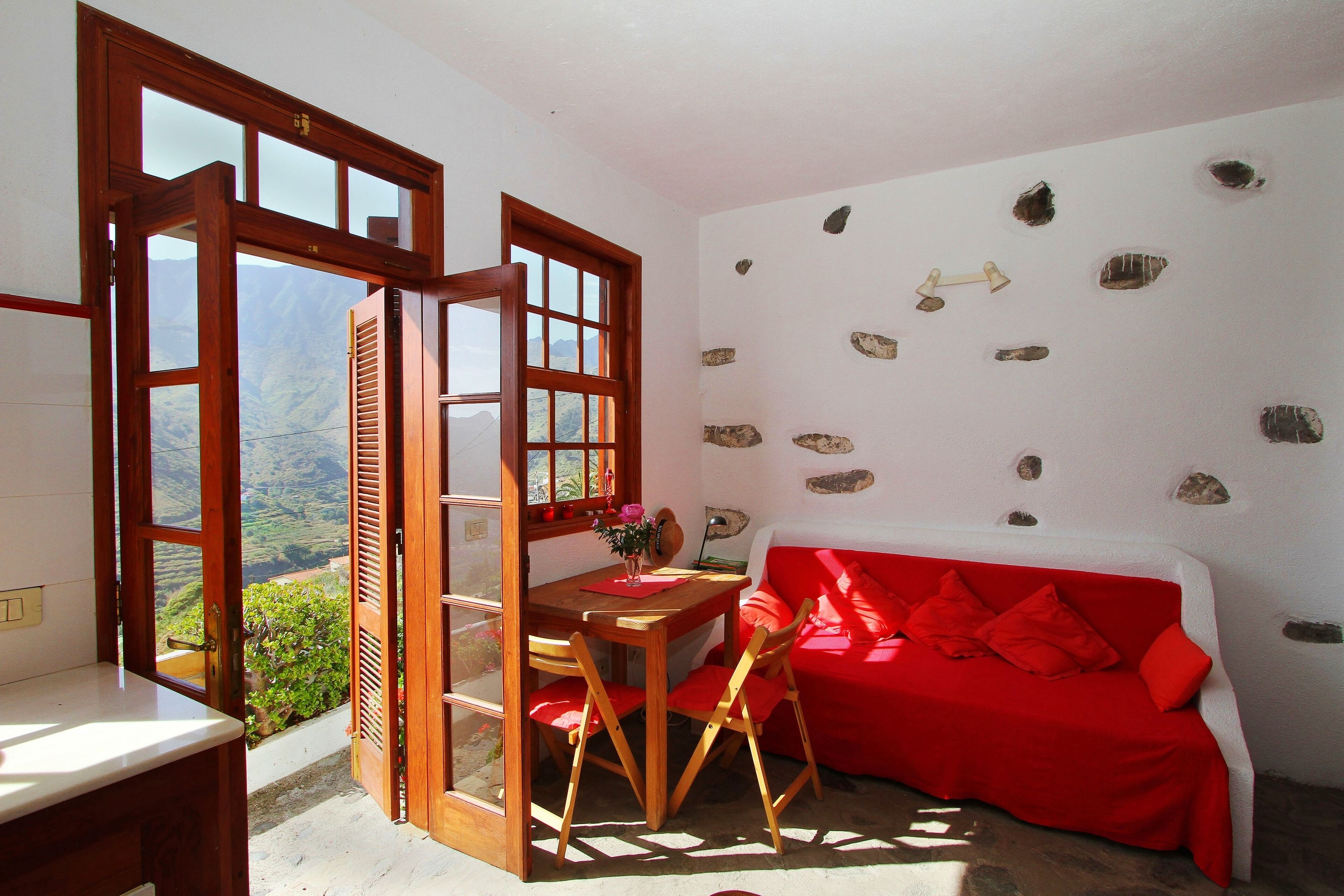 der Eingang zum Studio Vista Teide