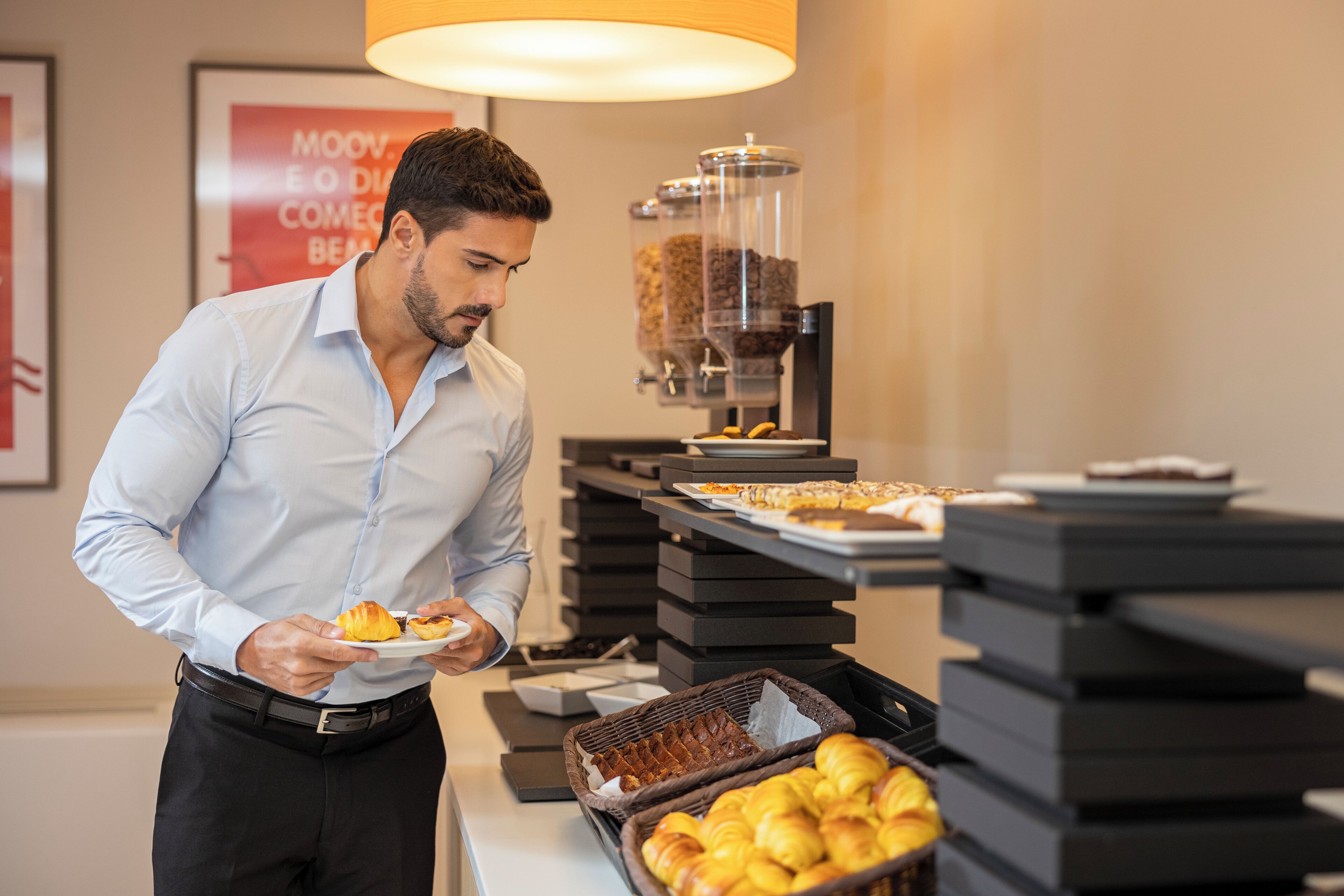 daily buffet breakfast (eur 12.50 per person)