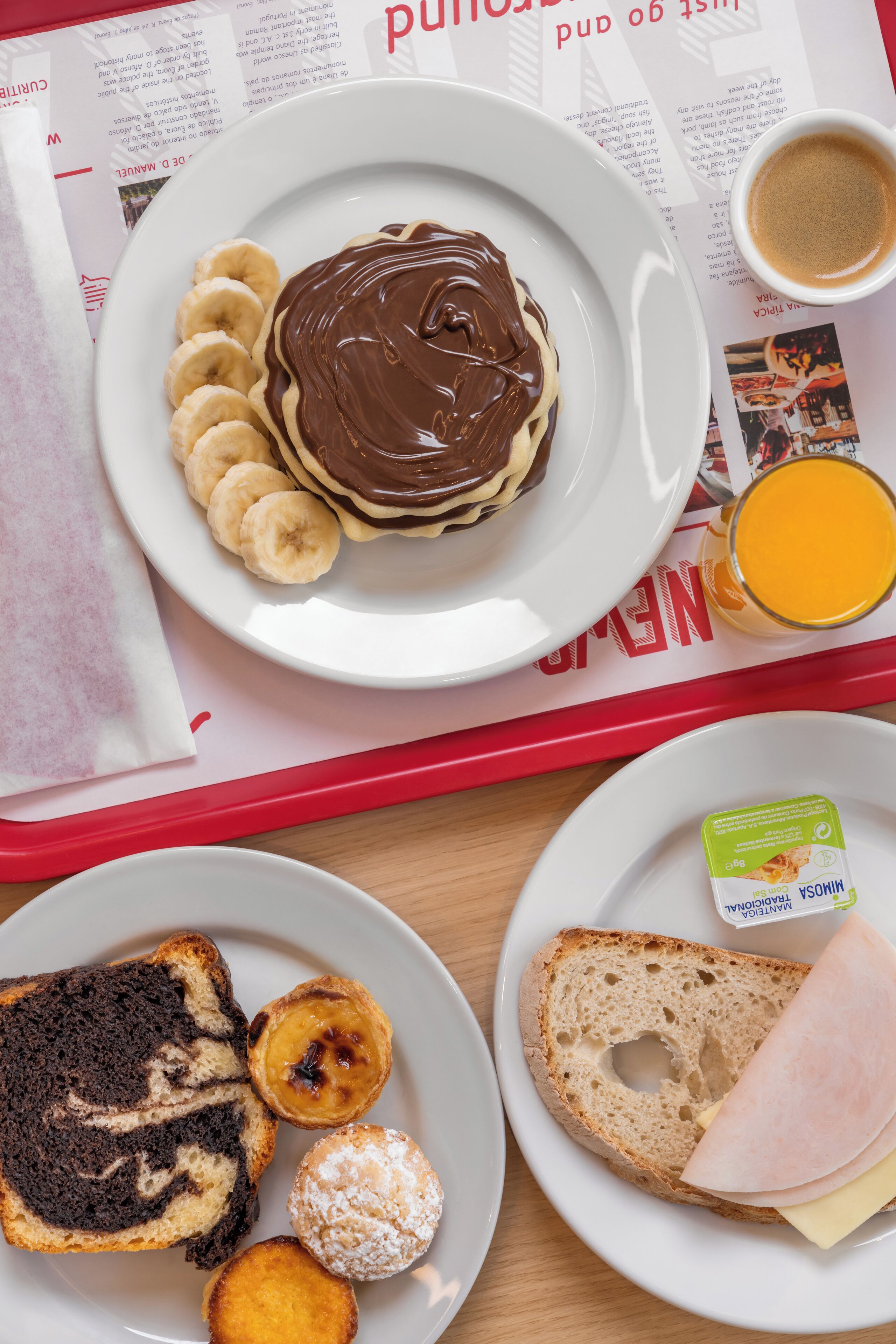 daily buffet breakfast (eur 12.50 per person)