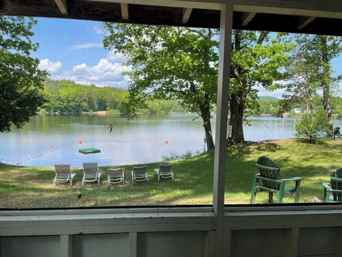 1 BR Waterfront Mökki Mountain Auringonlaskut