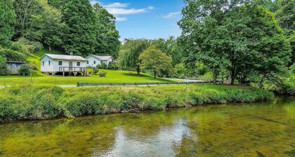 New River Farmhouse on the New River & Stocked Fishing Creek