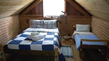 Chalé | 1 quarto, frigobar, roupa de cama