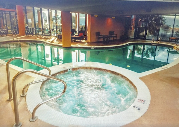 Indoor pool, outdoor pool