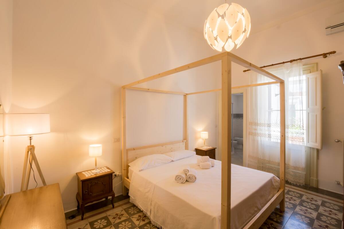 Premium bedding, down duvets, memory-foam beds, desk