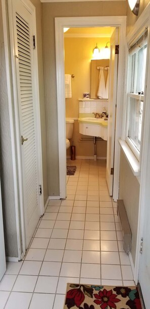 Regadera y secadora de cabello 